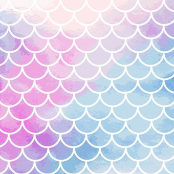 Mermaid Scales Mural  -  [Custom printed at R560/m²]