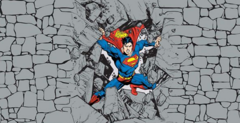 Superman Power Mural WB2040