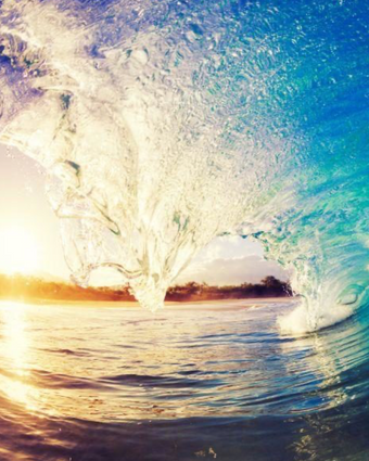 Sunrise Wave  -  [Custom printed at R598/m²]