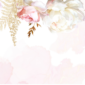 Oversized Peony Floral  -  [Custom printed at R560/m²]
