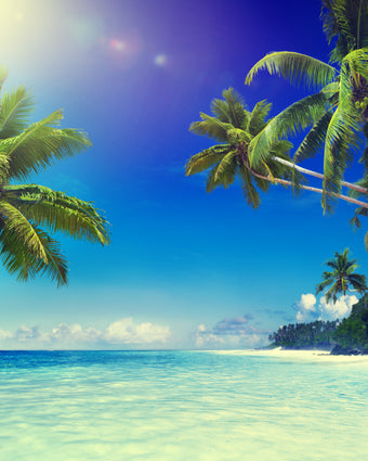 Island Style Tropical Heaven  -  [Custom printed at R598/m²]