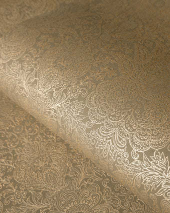 65190 Precious Brocade Brown