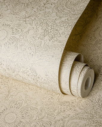 65185 Precious Brocade Cream