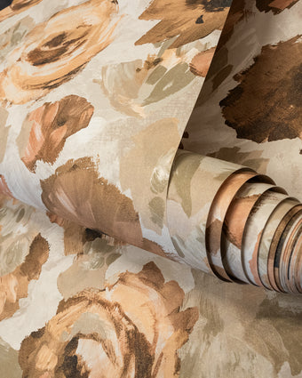 Peonies Mandarine Beige- 26901