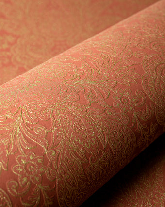 65189 Precious Brocade Old Red