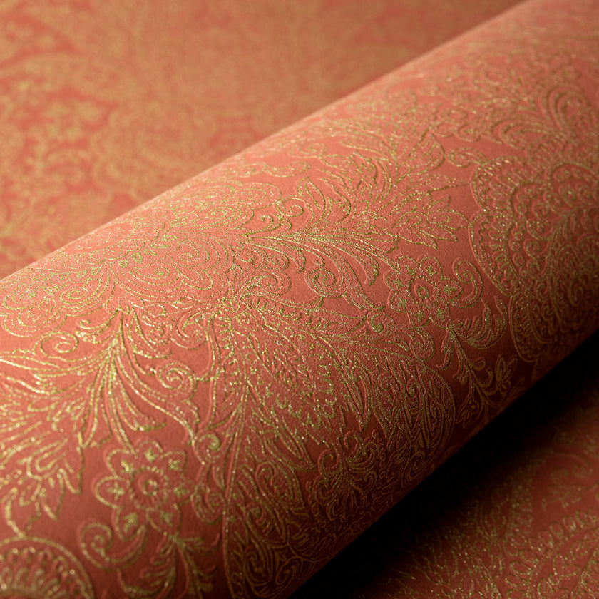 65189 Precious Brocade Old Red