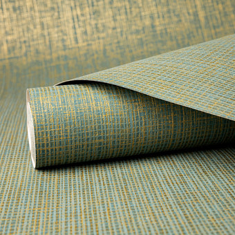 65180 Precious Canvas Petrol & Gold