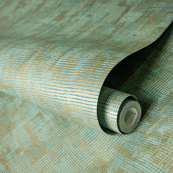 65167 Precious Jacquard Turquoise