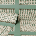 Cane Panel Sea Foam