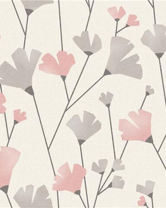 Crown Scandi Floral Pink M1521