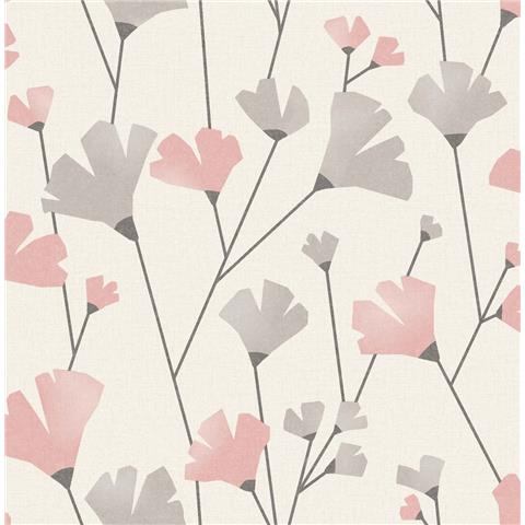 Crown Scandi Floral Pink M1521