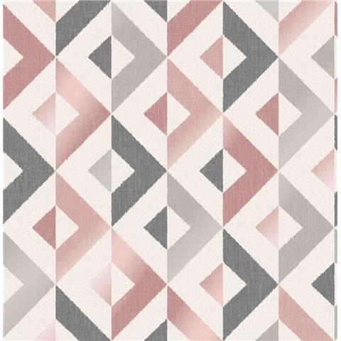 Crown Scandi Geo Pink M1523