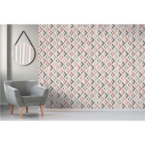 Crown Scandi Geo Pink M1523