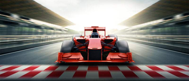 Red Racing Car  -  [Custom printed at R560/m²]