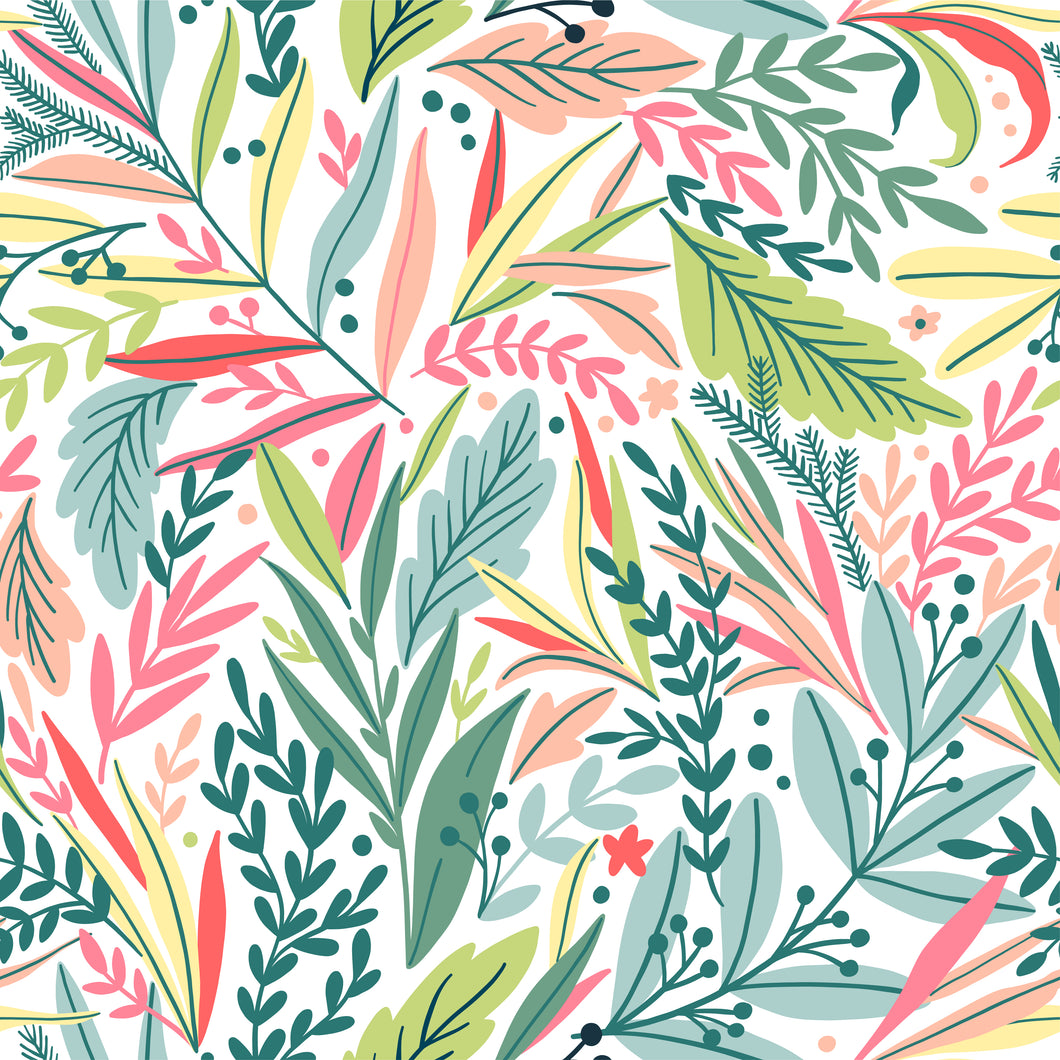 Colour in the Tropics Pink  -  [Custom printed at R560/m²]