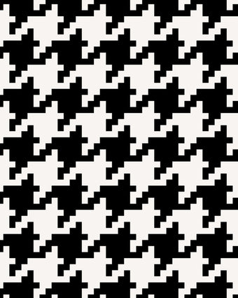 Hounds Tooth Blocky  -  [Custom printed at R598/m²]