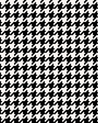 Hounds Tooth Blocky  -  [Custom printed at R598/m²]