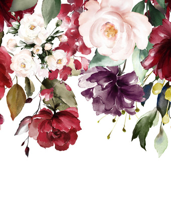 Drop me a Floral  -  [Custom printed at R598/m²]