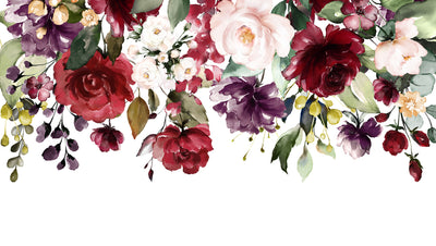 Drop me a Floral  -  [Custom printed at R560/m²]