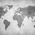 World Map on Concrete  -  [Custom printed at R560/m²]