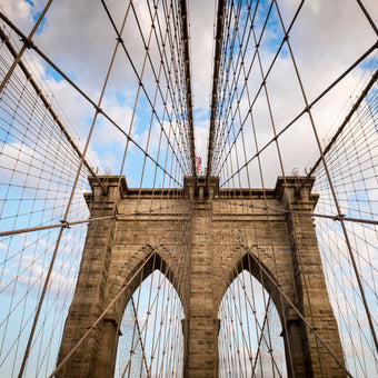 New York Bridge in sepia colors  -  [Custom printed at R560/m²]