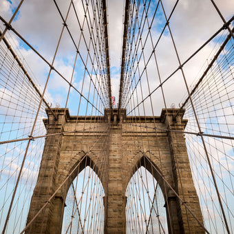 New York Bridge in sepia colors  -  [Custom printed at R560/m²]