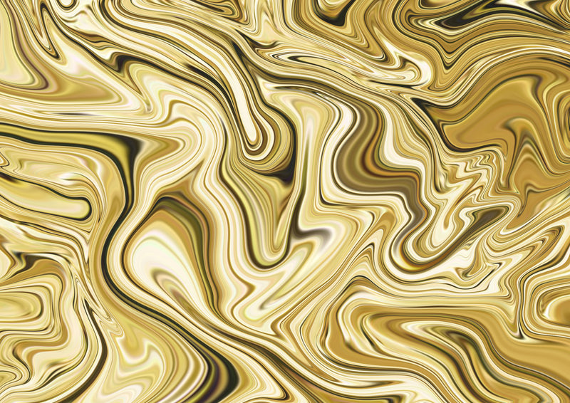 Abstract Gold Mercury  -  [Custom printed at R560/m²]