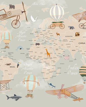 The World In My Pocket  -  [Custom printed at R598/m²]