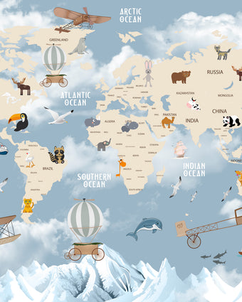 Flying High Map  -  [Custom printed at R598/m²]