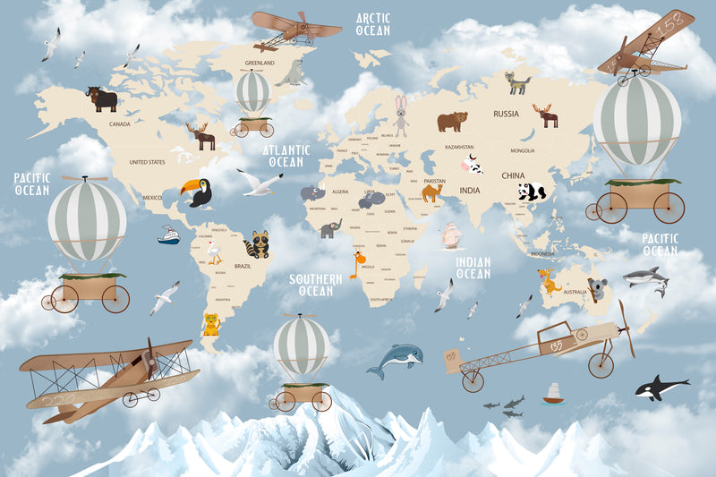 Flying High Map  -  [Custom printed at R560/m²]