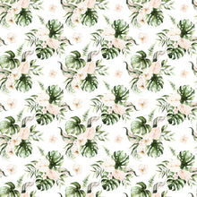 Load image into Gallery viewer, Tropical Leaves and Blush Floral  -  [Custom printed at R560/m²]
