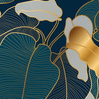 Golden Teal  -  [Custom printed at R560/m²]