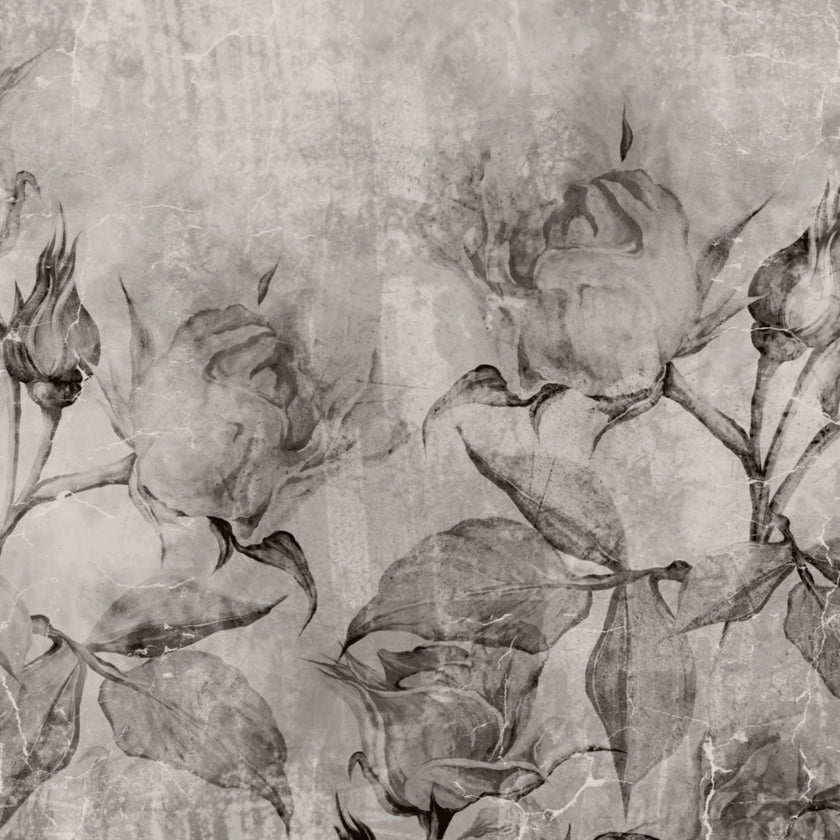 Antique Rose Mural  -  [Custom printed at R560/m²]