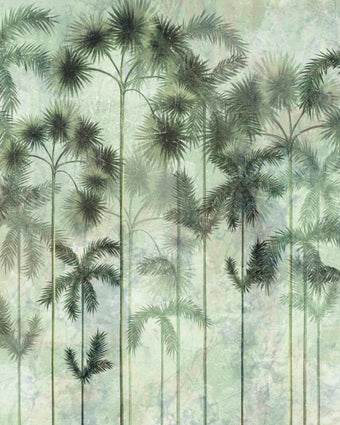 Misty Palms  -  [Custom printed at R598/m²]