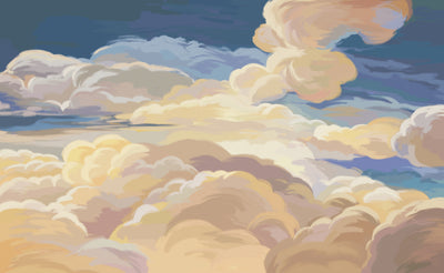 Cloudy Morning Skies  -  [Custom printed at R560/m²]