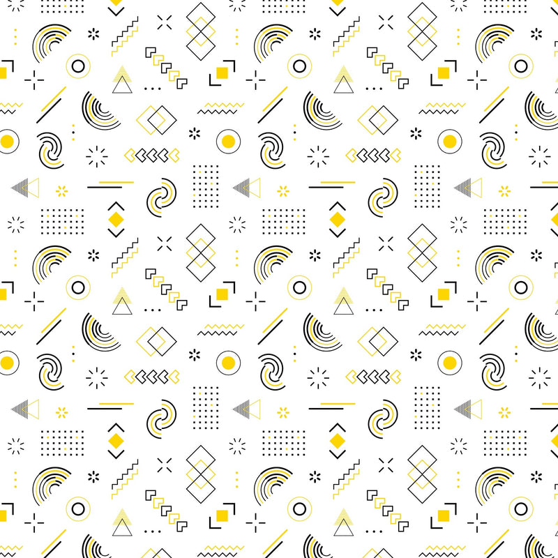 Shape Up Yellow  -  [Custom printed at R560/m²]