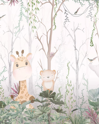 Friends in the Forest  -  [Custom printed at R598/m²]