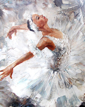 Painted Ballerina  -  [Custom printed at R598/m²]