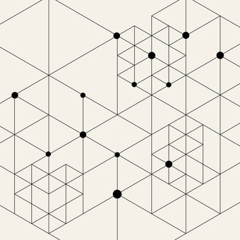 Connect The Dots  -  [Custom printed at R560/m²]