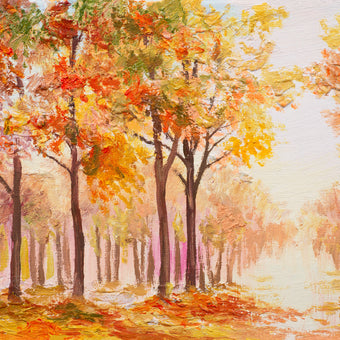 Autumn Forest Painting  -  [Custom printed at R560/m²]