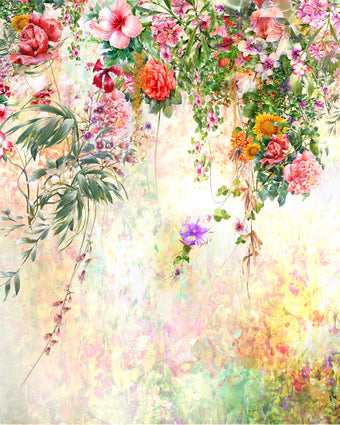 Vintage Cascading Floral  -  [Custom printed at R598/m²]