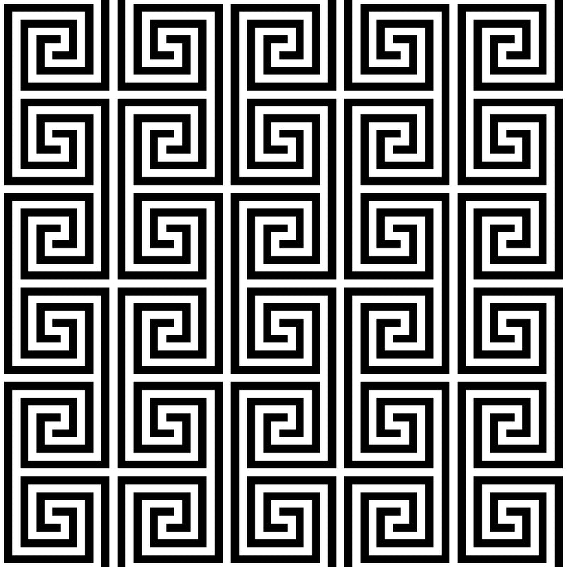 Greek Key Pattern  -  [Custom printed at R495/m²]