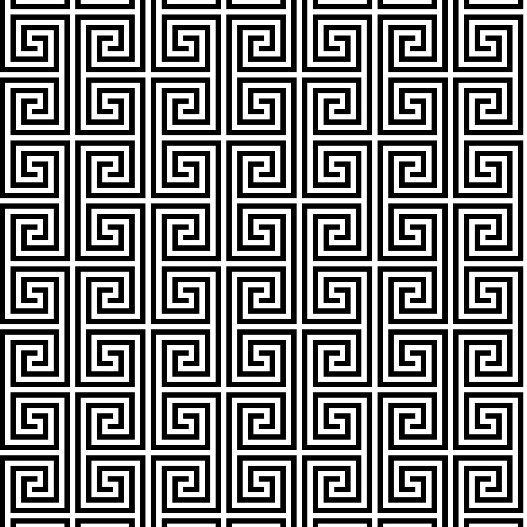 Greek Key Pattern [Custom printed at R560/m²] Sasi Wallpaper