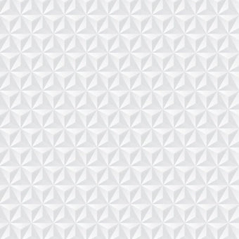 3D Triangles White  -  [Custom printed at R560/m²]