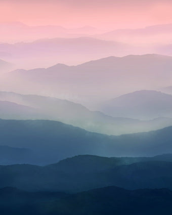 Pink Mountain Range  -  [Custom printed at R598/m²]