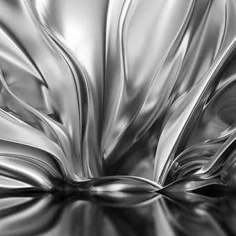 Monochrome Abstract Swirl  -  [Custom printed at R560/m²]