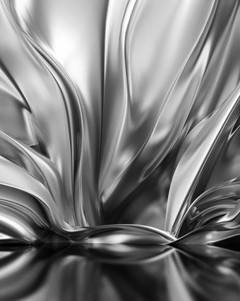 Monochrome Abstract Swirl  -  [Custom printed at R598/m²]