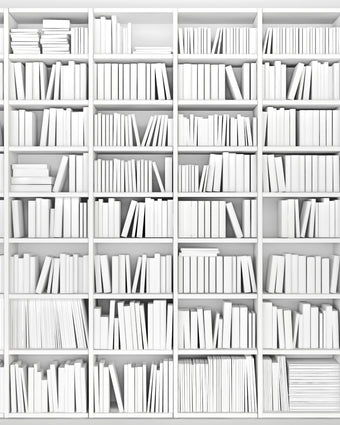 White Library  -  [Custom printed at R598/m²]
