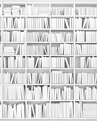 White Library  -  [Custom printed at R598/m²]