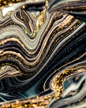 Black and Gold Stunner!  -  [Custom printed at R598/m²]